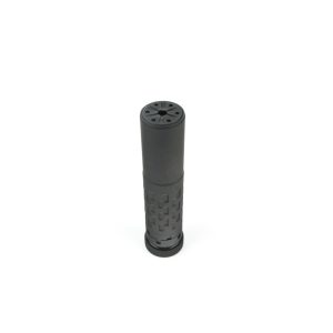SilencerCo Saker 556 ASR rifle suppressor side profile on a neutral background