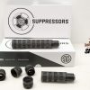 SIG Sauer MODX-9 modular suppressor side profile on a neutral background