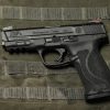 Smith & Wesson M&P 2.0 9mm pistol side profile resting on a neutral background